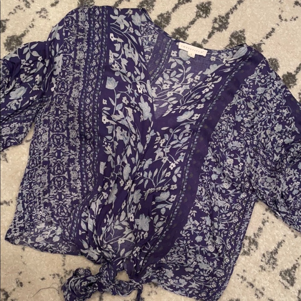 Blue blouse
